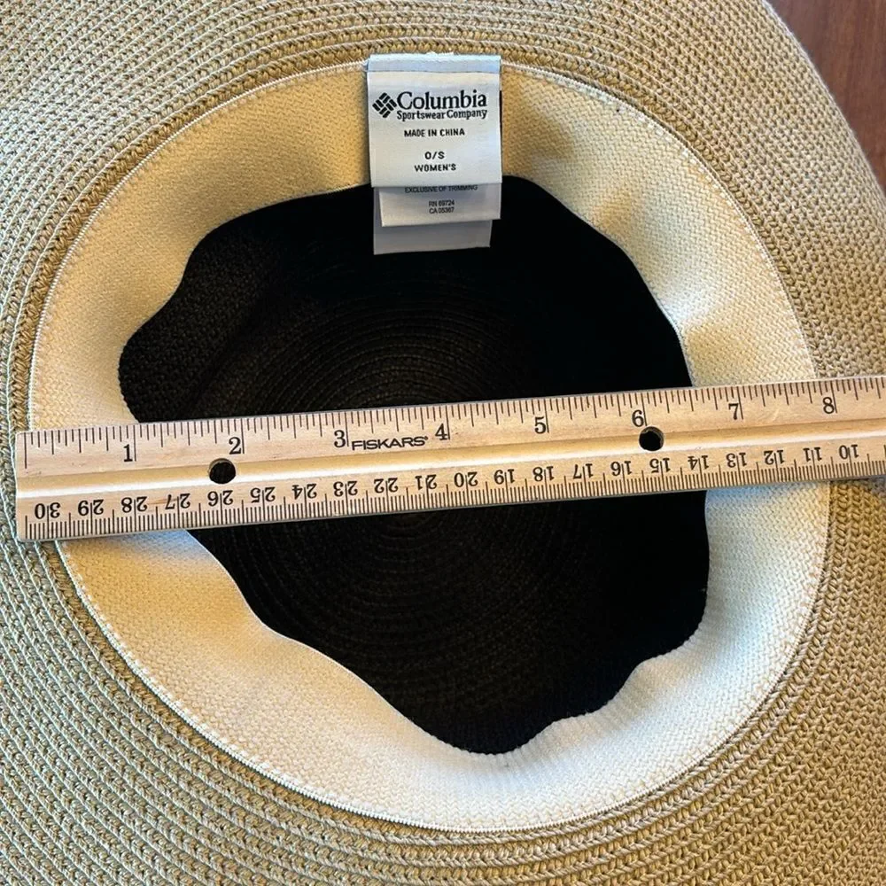 Columbia Black & Tan Sun Hat - O/S